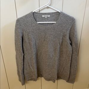Madewell Heather Gray Crew Neck Sweater